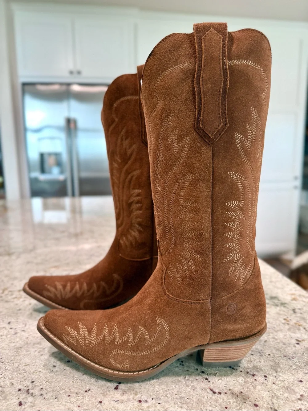 STUNNING Dingo Suede Cowboy Boots "NWT" - Picture 6 of 14